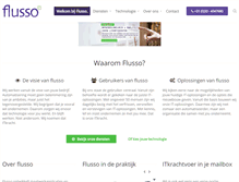 Tablet Screenshot of flusso.nl